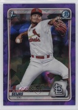 2020 Bowman Chrome Sapphire Edition Purple 13/20 Alvaro Seijas #BCP-60 11pj