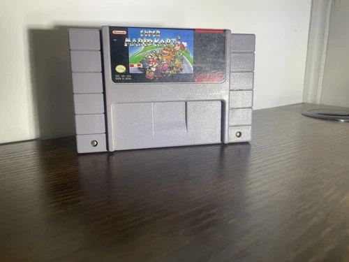 Super Mario Kart Super Nintendo SNES - Cleaned, Tested & Authentic