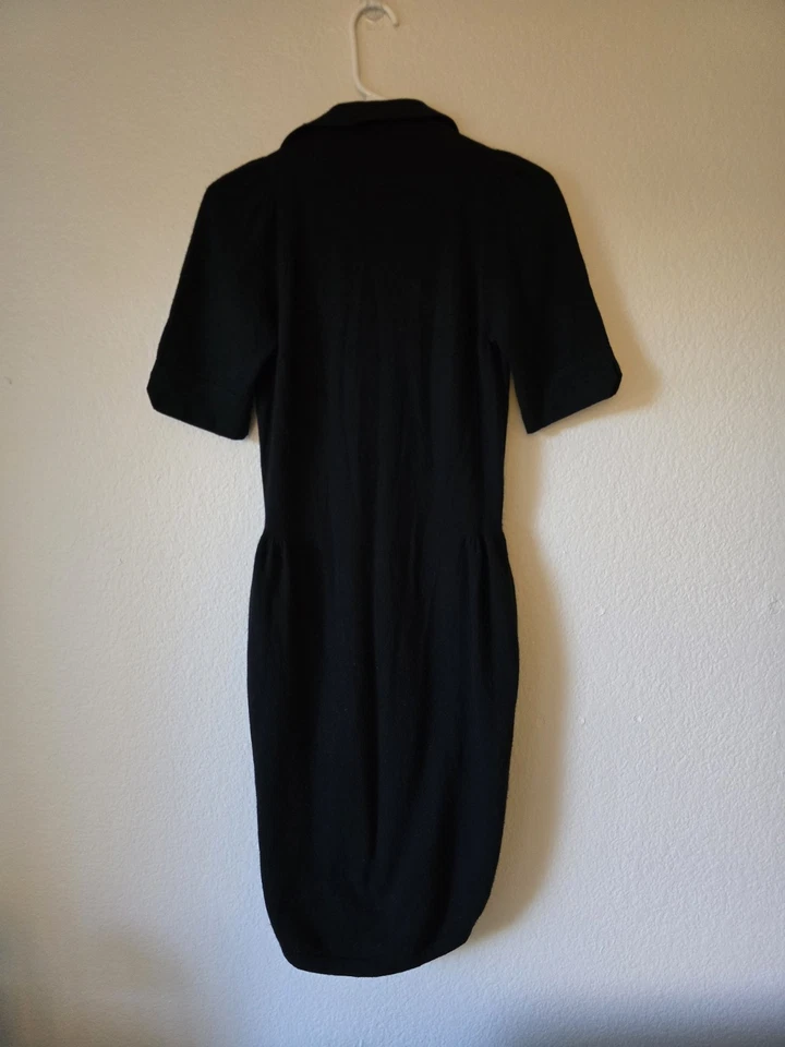 Vestido uniforme midi tejido negro Agent Provocateur Foto 2 de 4