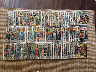 Master of Kung Fu #17-125 + Annual (1974) Complete Run VG-FN