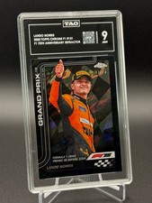 2025 Topps Chrome F1 Lando Norris 75th Anniversary Refractor /75 #131 McLaren