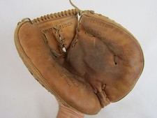 Vintage Wilson A2530 Catchers Mitt-RHT-Paul Richards Model-Brown-Made in USA-GUC