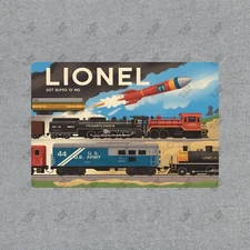 Vintage Lionel Train Metal Sign Retro Advertising Display Railroad #530328