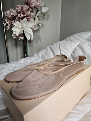 Dear Frances Balla Pink Mesh Slip On Ballet Flats Shoes Women s Sz 40EU/9.5M US