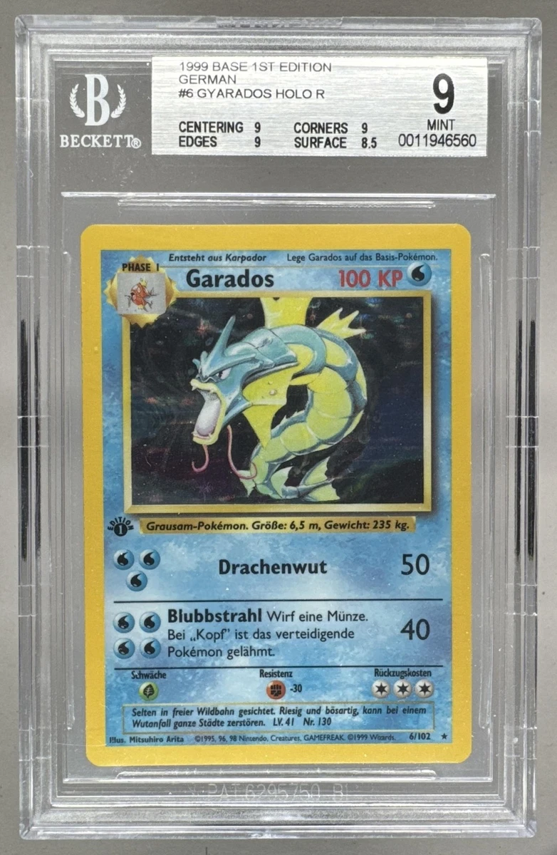 german pokemon cards value Individual Trading Card Games Pokémon TCG German 1st Edition for sale