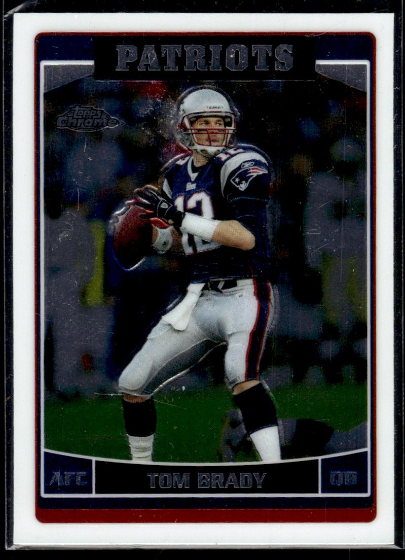 2006 Topps Chrome Tom Brady New England Patriots #106