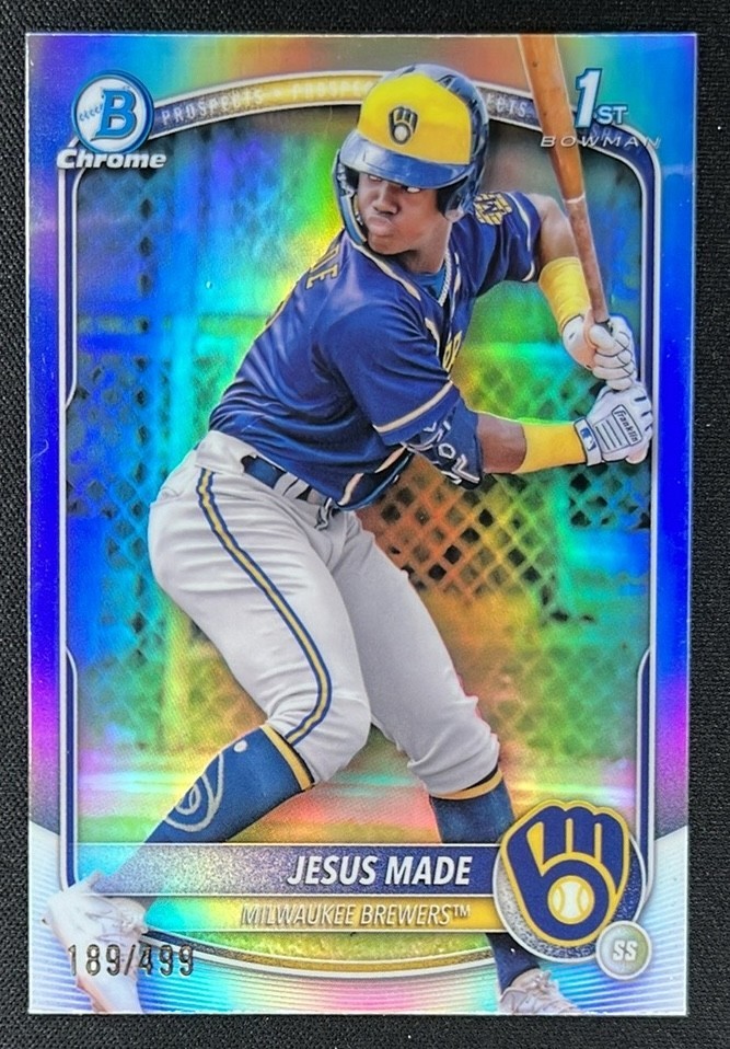 2025 Bowman Chrome Prospects #BCP-50 Jesus Made 1st Refractor /499