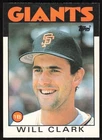 1986 Topps Traded #24T Will Clark - $1 SHIPPING