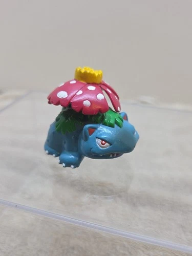 Vintage Tomy Pokemon Venusaur 1.5" Mini Figure Pencil Nintendo Toy Collectible