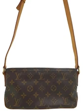 Louis Vuitton Monogram Trottin M51240 Shoulder Bag Monogram Canvas Brown #T1233