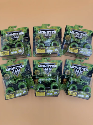 2021 Monster Jam Monster Truck OCD MELTDOWN LIMITED GLOW IN DARk- LIMITED 6ct
