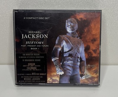 Michael Jackson 2 Disc Set CD HISTORY Past. Present and Future Book I Limitiert