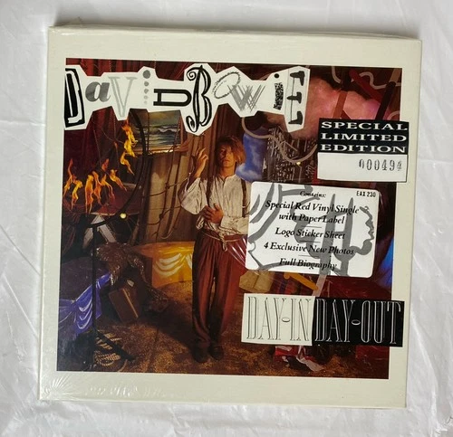 David Bowie Day-In Day-Out 7” Red Vinyl Record Box Set Limited Numbered New!