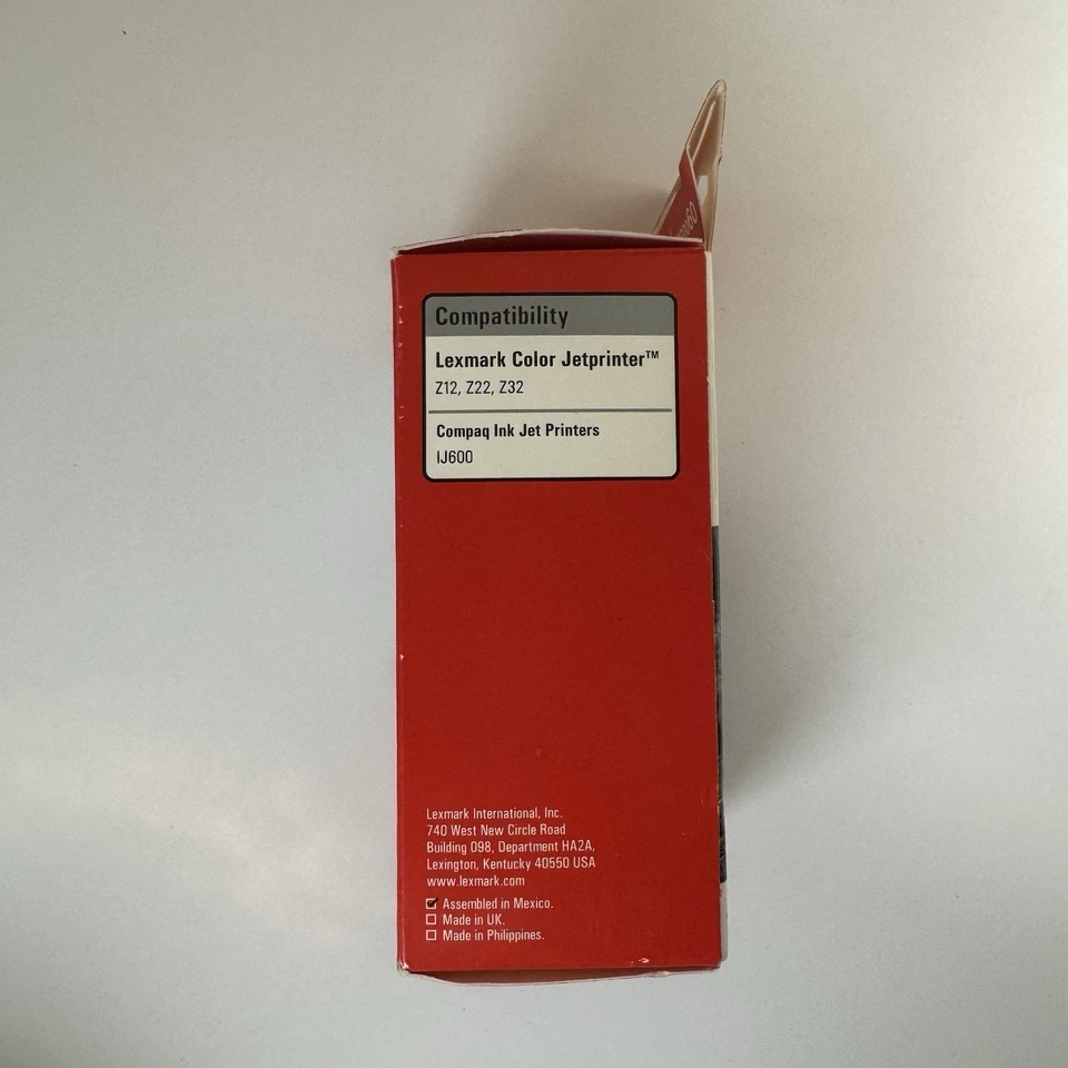 ¡¡Sellado en caja!! Cartucho de tinta Lexmark 60 colores 17g0060 original OEM Foto 4 de 4