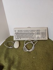 Vintage Apple Design Keyboard M2980  Apple Desktop Bus Mouse II M2706