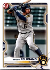 2021 BOWMAN BASEBALL #BP133 MARIO FELICIANO