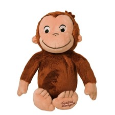 Kids Preferred Curious George Monkey Stuffed Animal 8 Inches, Multi-color