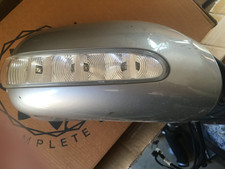 2002 -2005 MERCEDES S CLASS W220 FACELIFT O/S DRIVER SIDE WING MIRROR  SILVER