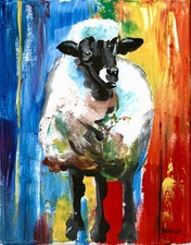 原始绵羊画| eBay