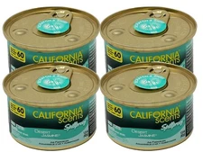 California Scents Desert Jasmine Air Freshener Pack of 4 Organic Fragrance 60...