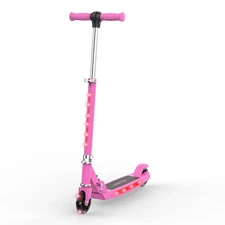 Lunar Folding Kick Scooter with Color-Changing LED Light Up Wheels