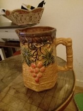 Pichet Barbotine Au  Raisins