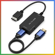 PS to HDMI Converter for PS1 / PS2, S-Video Based HDMI Adapter for HDMI TVs, Mon