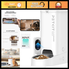 Automatic Cat Feeder with Camera, 1080P HD Video, Night Vision, 2-Way Audio, WiF