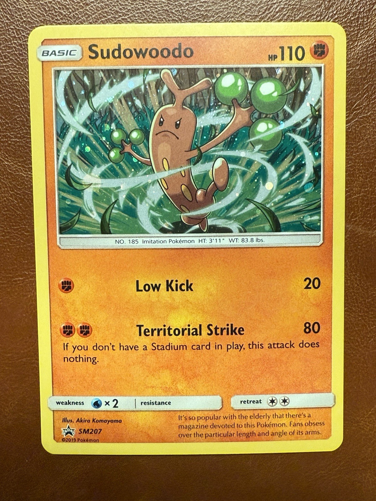 Sudowoodo #SM207 Holo SM Promos Pokemon Card TCG