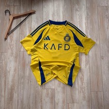 Cristiano Ronaldo adidas soccer football player jersey yellow essential