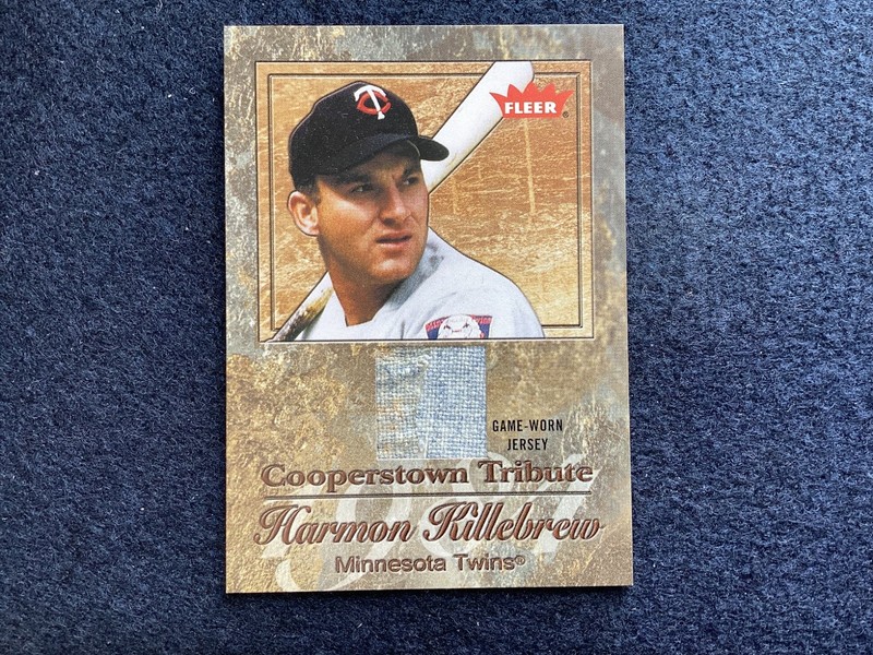 2005 Fleer Harmon Killebrew Game Worn Jersey Card Minnesota Twins