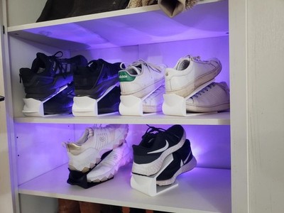 Soporte Apilador de Zapatillas Ajustable | Organizador de Zapatos Ahorra Espacio