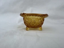Vintage Fenton Hobnail Colonial Amber 3.5" Glass Ashtray/ Trinket Dish