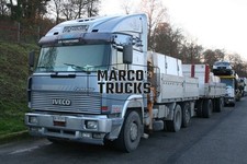 Foto camion Iveco TurboStar 480 camion pianale/telo Svizzera silver Cecch #d5mh