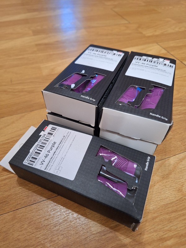 ODI Lock On Grips (Job Lot x5) PURPLE MTB Bike Grips Mountain Hybrid Anti Slip