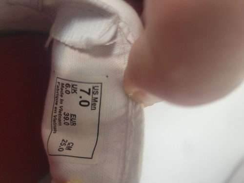 In-N-Out Burger Canvas Shoes MEN'S Size 7 Drink Cup Palm Trees Slip On White Red - Picture 13 of 15