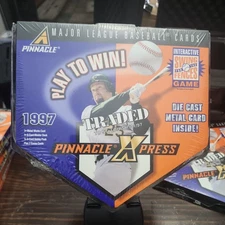 1997 Pinnacle XPress Baseball With Die Cast Metal Card, Master Deck & Hobby Pack