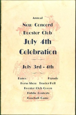 New Concord Booster Club Horse Show ++ 1956 OH