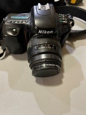 Nikon N50 35mm film camera with 35-80mm lens - With body case and carrying bag