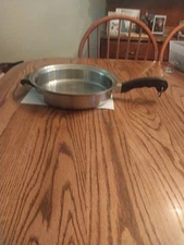 Saladmaster USA Stainless Steel 11" Skillet Fry Pan T304S NO LID