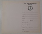 <!--F#f_0-->HOLDEN NASCO USED VEHICLE APPRAISAL RECORD CARD 1960s<!--F/-->