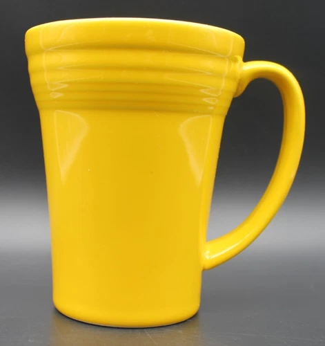 Fiestaware Yellow Latte Mug Fiesta Homer Laughlin Coffee Cup Sunflower