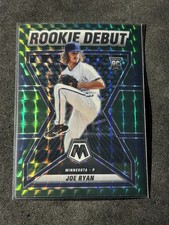 2022 Panini Mosaic - Rookie Debut Joe Ryan #RD-4 Green Mosaic Prizm (RC)