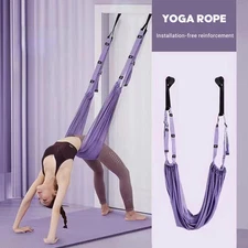 Waist Back Leg Stretch Strap/Yoga Fitness Band, Leg Stretching Assist Trainer