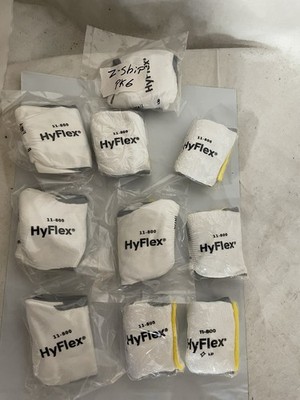 10 Pair Ansell HyFlex 11-800 Size 8 (M) Gloves
