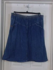 Modest  Denim Jean skirt Women's size 38r