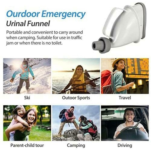 Portable High Quality Outdoor Car Travel Adult Urinal Peeing Potty Funnel X0V5 - Picture 9 of 10