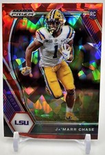 2021 Panini Prizm Draft Picks Ja'Marr Chase Red Ice, Crusade, All-Americans 