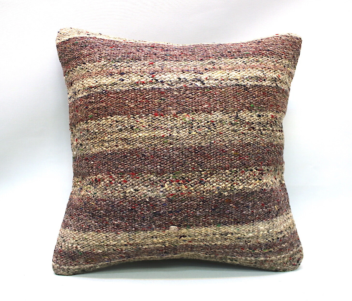 Kilim Square Pillow, 16”x16”, Accent Pillow, Throw Pillow, Decorative Pillow