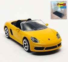 Majorette Porsche 718 Boxster Amarillo - Ruedas 6SC 1:58 (3") 209G sin paquete